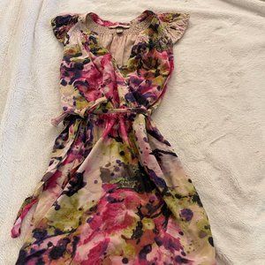 Beautiful Watercolor Summer Dress